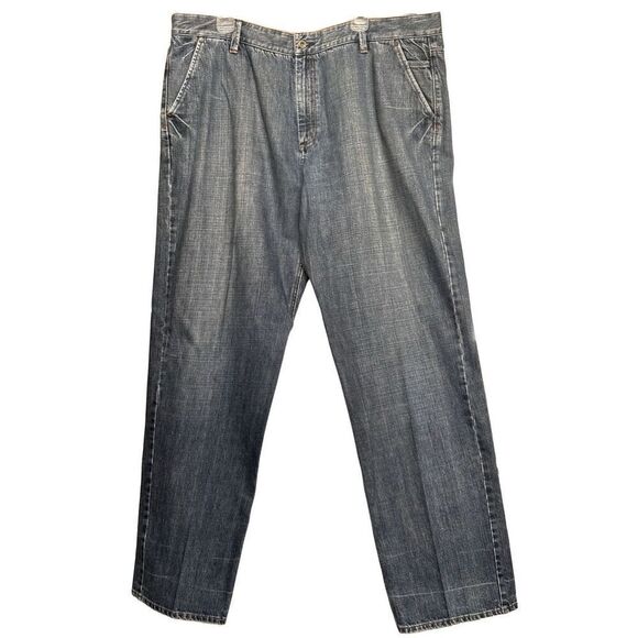 Island  soft denim pants size 42 - Picture 1 of 14